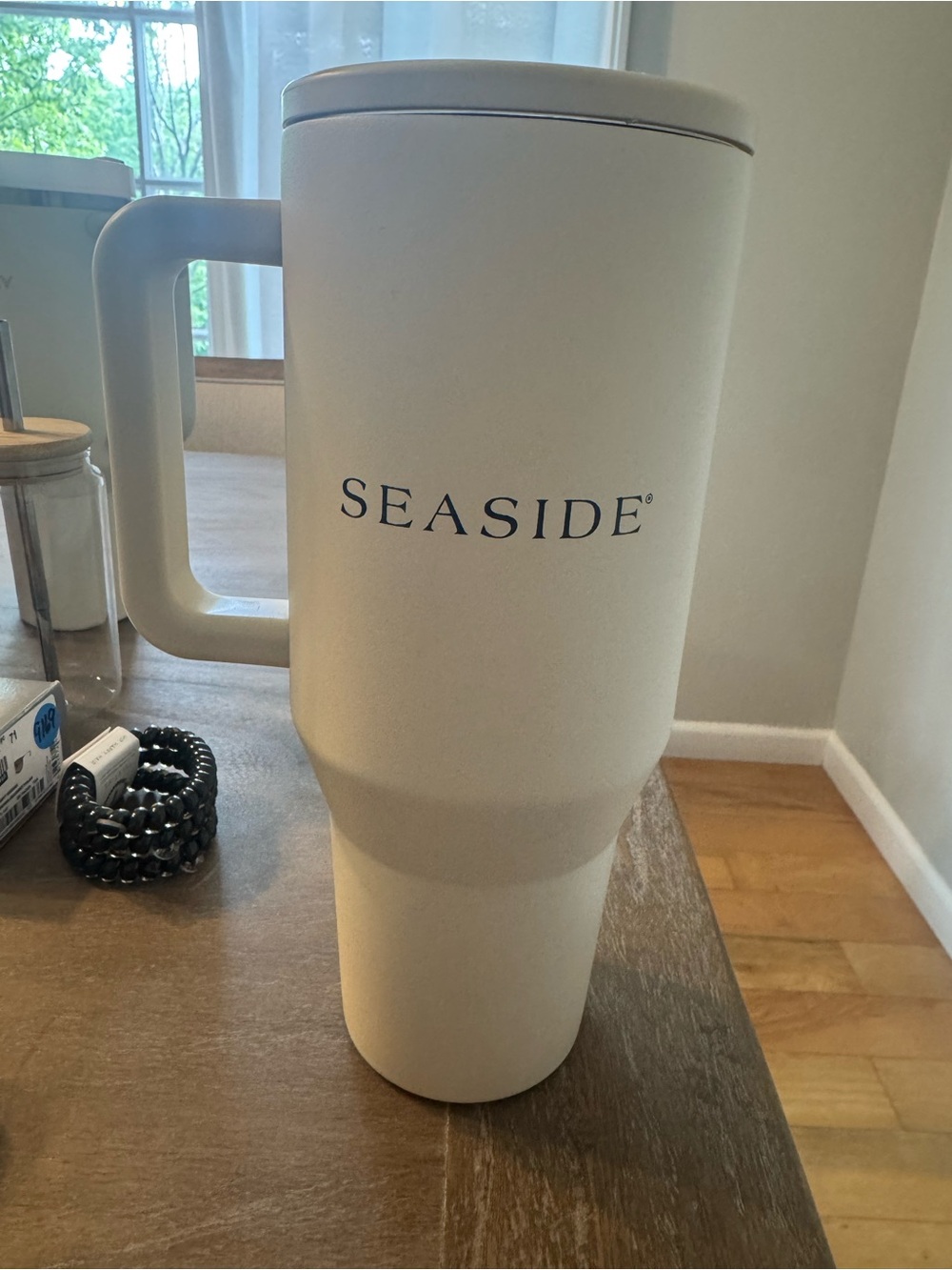 HydroJug Seaside Insulated Travel Mug - Cream